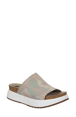 OTBT Wayside Platform Slide Sandal Khaki Camo at Nordstrom,