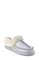 Manitobah Genuine Shearling Cabin Clog Reflective Frost at Nordstrom,