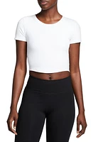 Nike Phoenix Fleece Short Sleeve Crop Sweatshirt at Nordstrom,