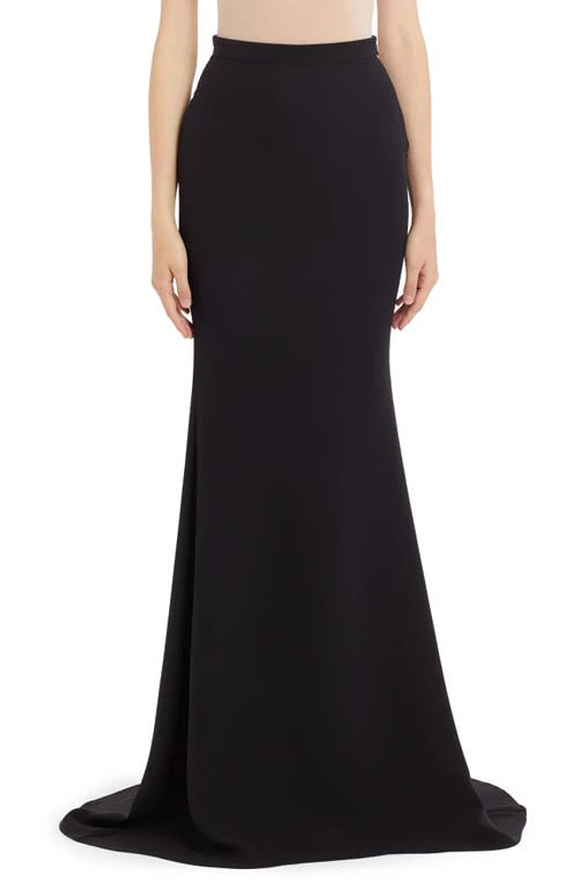 Valentino Garavani Silk Cady Couture Maxi Skirt in 0No-Nero at Nordstrom, Size 6 Us