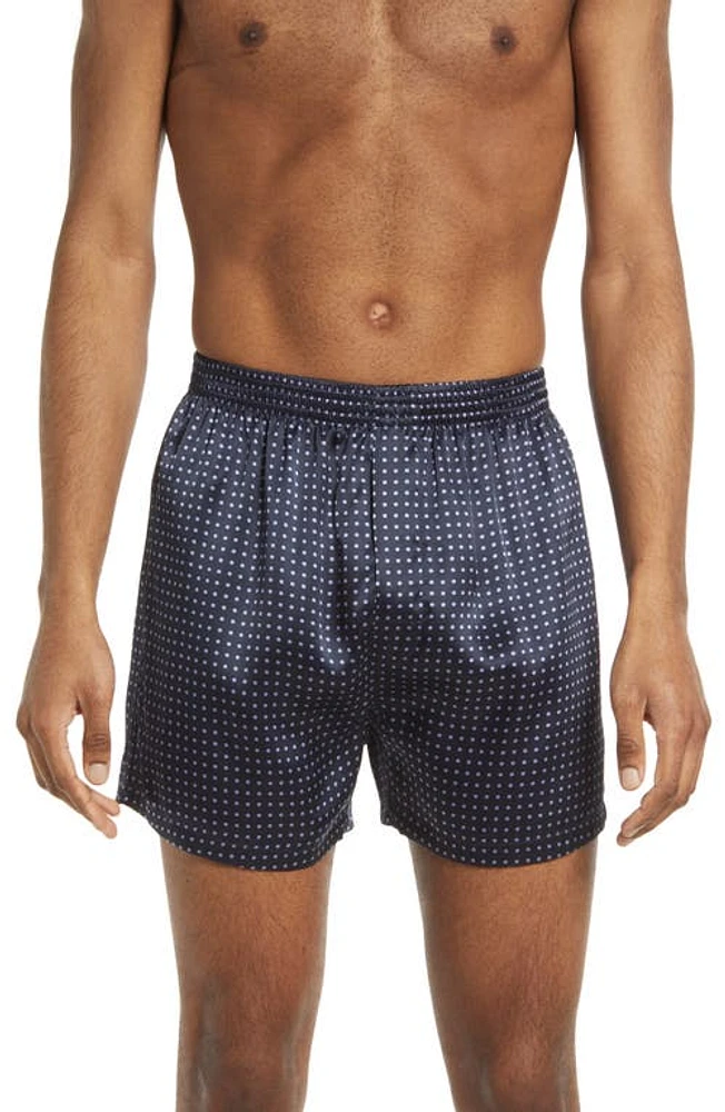 Majestic International Dot Silk Boxers at Nordstrom,