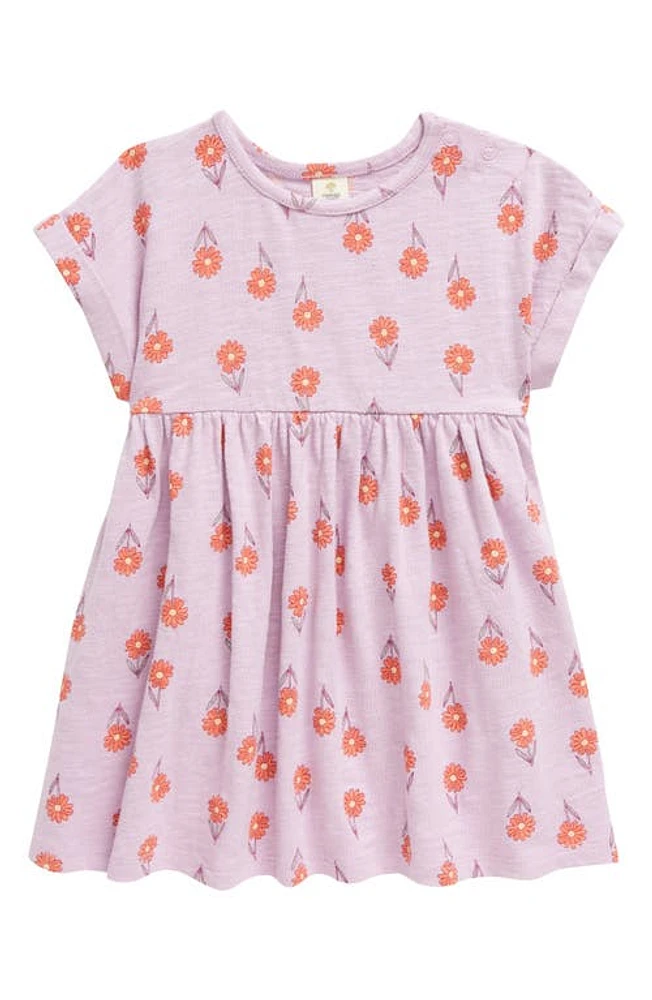 Tucker + Tate Print Roll Cuff Cotton Dress at Nordstrom,