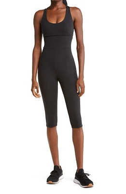 Alo Airbrush Physique Bodysuit Black at Nordstrom,