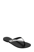 BELLA HA Italian Leather Handmade Flip Flop in Lunar Rock at Nordstrom, Size 9Us