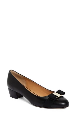 FERRAGAMO Vara Soft Pump Black at Nordstrom,