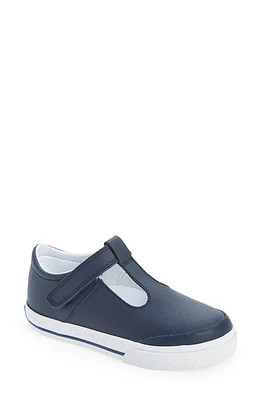 Footmates Drew Mary Jane Sneaker Navy Leather at Nordstrom, M