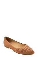 Trotters Estee Woven Flat Luggage Nubuck at Nordstrom,