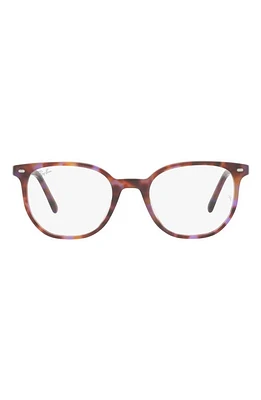 Ray-Ban Elliot 48mm Irregular Optical Glasses in Brown at Nordstrom