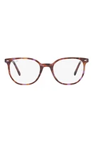 Ray-Ban Elliot 48mm Irregular Optical Glasses in Brown at Nordstrom