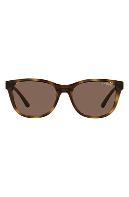 VOGUE Kids' 48mm Butterfly Sunglasses in Dark Havana at Nordstrom