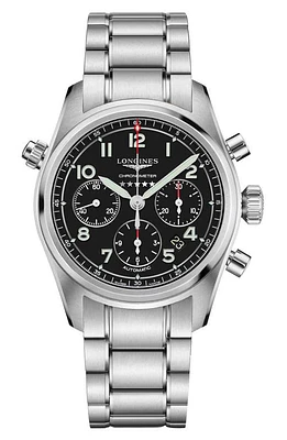 Longines Spirit Automatic Chronograph Bracelet Watch