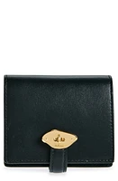 Mulberry Lana Compact High Gloss Leather Bifold Wallet in Black at Nordstrom