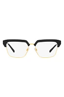 Dolce & Gabbana 55mm Square Optical Sunglasses in Black at Nordstrom