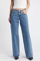 SLVRLAKE Lexi Low Rise Organic Cotton Wide Leg Jeans Satisfaction at Nordstrom,