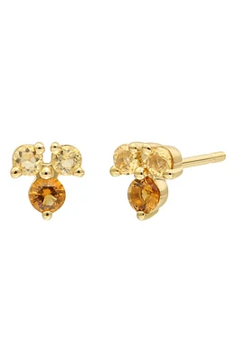 Bony Levy Semiprecous Stone 14K Gold Stud Earrings in 14K Yellow Gold Citrine at Nordstrom