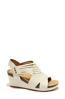 Hälsa Footwear Gianna Wedge Sandal in Ivory/Bone at Nordstrom, Size 9