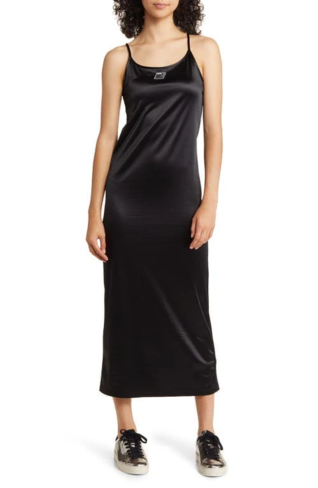 Iets Frans Strappy Slipdress Black at Nordstrom,