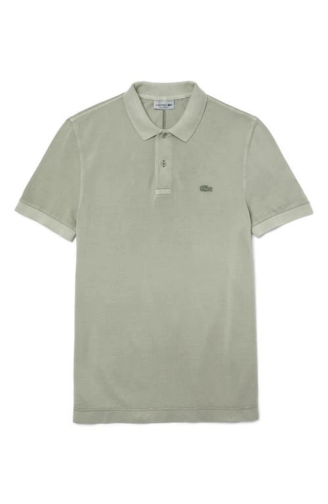 Lacoste Regular Fit Solid Cotton Polo Shirt Eco at