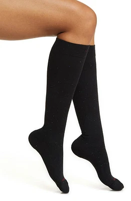 COMRAD Recycled Cotton Blend Knee High Compression Socks in Galaxy at Nordstrom, Size Large