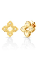 Roberto Coin Venetian Princess Diamond Stud Earrings in Gold at Nordstrom