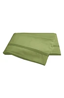 Matouk Nocturne 600 Thread Count Sateen Flat Sheet in Grass at Nordstrom, Size Full