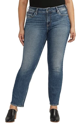 Silver Jeans Co. Suki Curvy Straight Leg Indigo at Nordstrom, 31