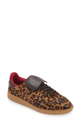 Jeffrey Campbell Dillan Genuine Calf Hair Sneaker Brown Black Cheetah at Nordstrom,