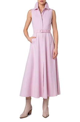 Akris Belted Denim Midi Dress Lotus at Nordstrom,