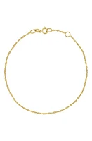 Bony Levy 14K Gold Twisted Chain Bracelet in 14K Yellow Gold at Nordstrom, Size 7