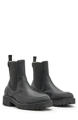 AllSaints Matrix Chelsea Boot Black at Nordstrom,