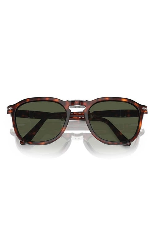 Persol 55mm Polarized Square Sunglasses in Havana at Nordstrom