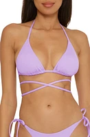 Becca Color Code Wraparound Triangle Bikini Top at