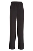 Victoria Beckham Textured Stripe Pajama Pants Black at Nordstrom, Us