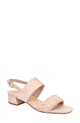 Bella Vita Ellison Slingback Sandal Blush Faux Suede at Nordstrom,