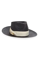 René Mantilla, New York Straw Fedora Black at Nordstrom,