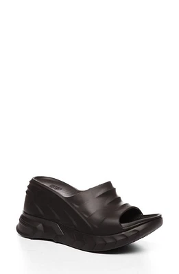 Givenchy Marshmallow Wedge Slide Sandal Black at Nordstrom,