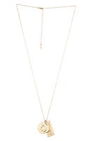 Ettika Long Zodiac Charm Necklace in Pisces at Nordstrom