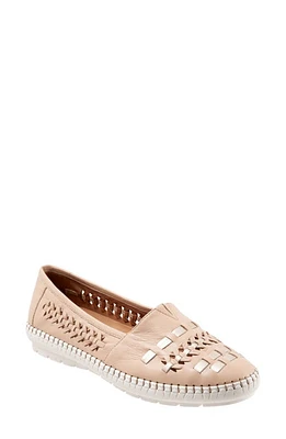 Trotters Rory Woven Flat Nude Gold at Nordstrom,