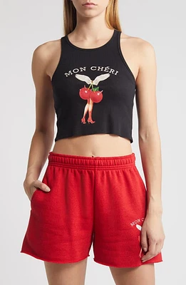 BOYS LIE Cherry Picker Rib Tank Black at Nordstrom,