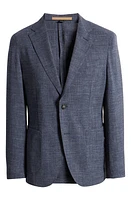 BOSS Heston Virgin Wool Blend Sport Coat Dark Blue at Nordstrom, - R