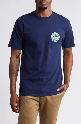 Vans World Team Cotton Graphic T-Shirt Navy at Nordstrom,