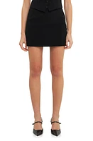 Endless Rose Suit Mini Skort in Black at Nordstrom, Size Medium