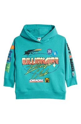 Billionaire Boys Club Kids' Mercer Graphic Hoodie Bright Aqua at Nordstrom,