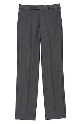 Hart Schaffner Marx Stretch Wool Dress Trousers in Grey at Nordstrom, Size 16