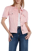 Wash Lab Denim Puff Sleeve Jacket at Nordstrom,