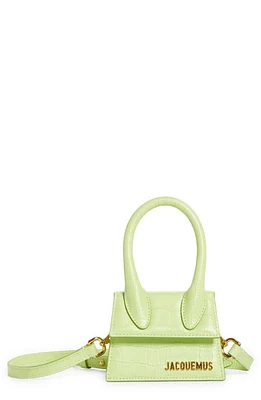 Jacquemus Le Chiquito Leather Mini Top Handle Bag in Light at Nordstrom