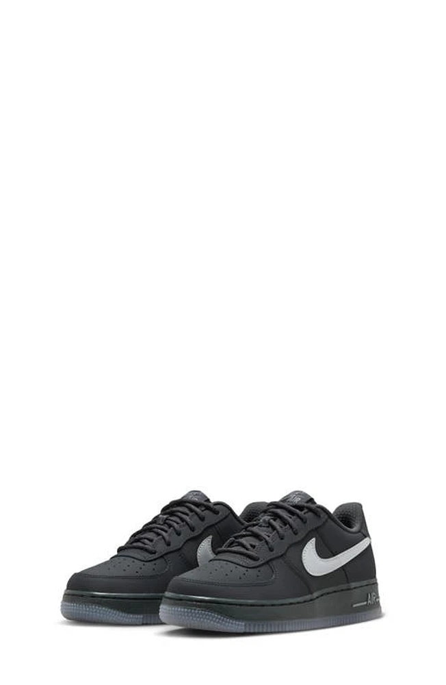 Nike Kids' Air Force 1 Sneaker in Anthracite/Silver/Grey at Nordstrom, Size 5 M