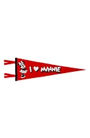 Oxford Pennant x Disney I Heart Minnie Felt Pennant Flag in Red at Nordstrom