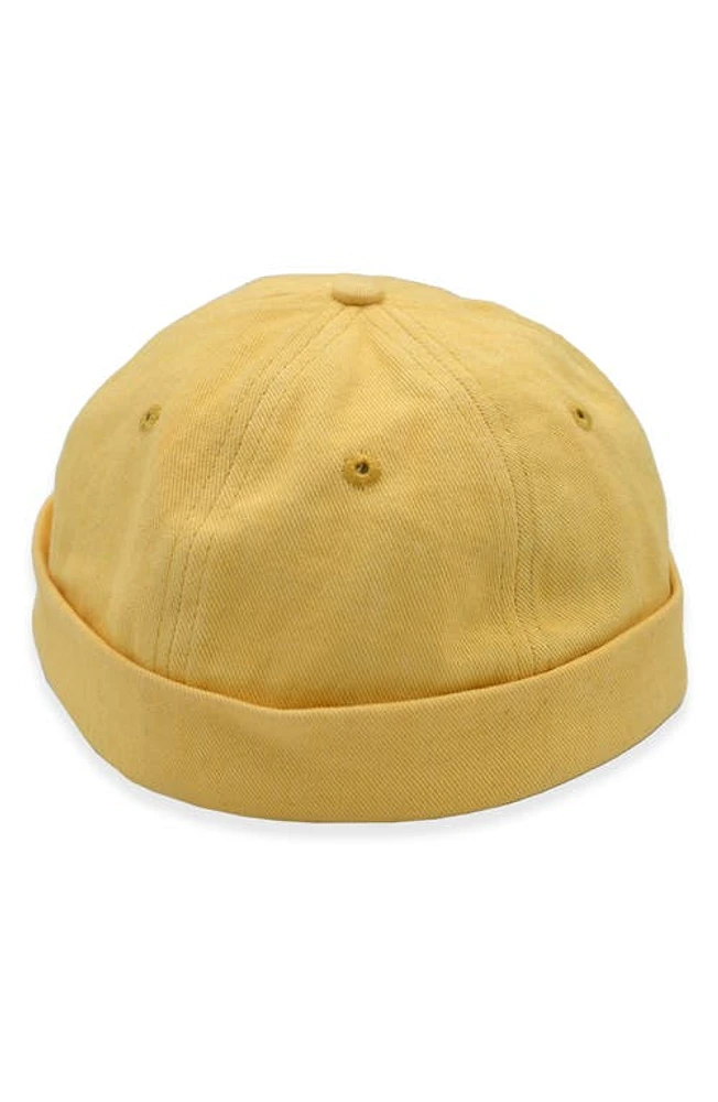 A Life Well Dressed Cotton Adjustable Beanie in Mustard at Nordstrom