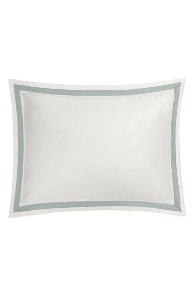 Matouk Ambrose 600 Thread Count Egyptian Cotton Sham in Bone/Celadon at Nordstrom